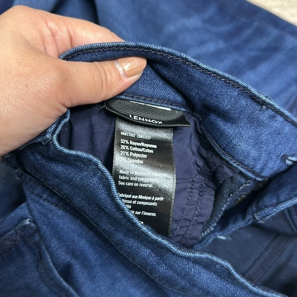 PAIGE Men’s Transcend Lennox Soft Slim Jeans Dark Blue Sz 31